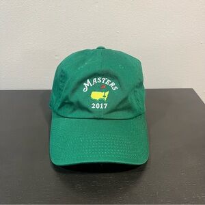 Masters Green Hat with Yellow and Red Logo 2017